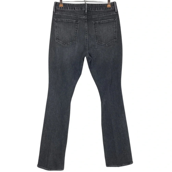 Frame Le Mini Boot Jeans Waist 29 Womens 8 Pepperdine Slash Distressed Black - Picture 3 of 11